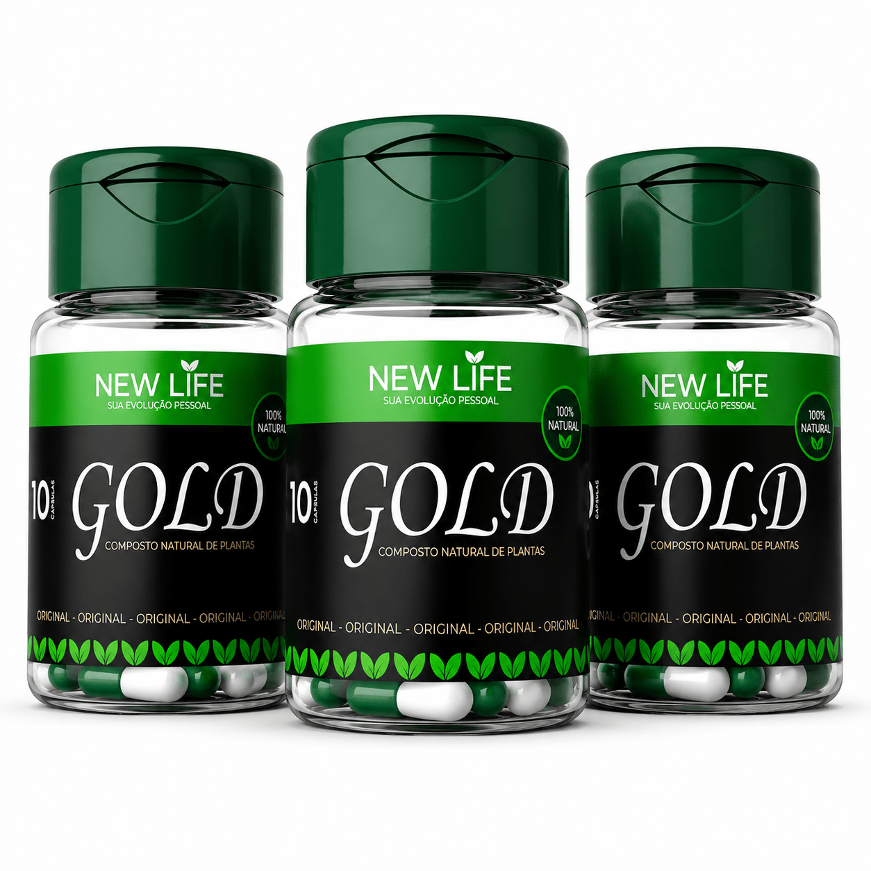 New Life Gold - 3 Unid