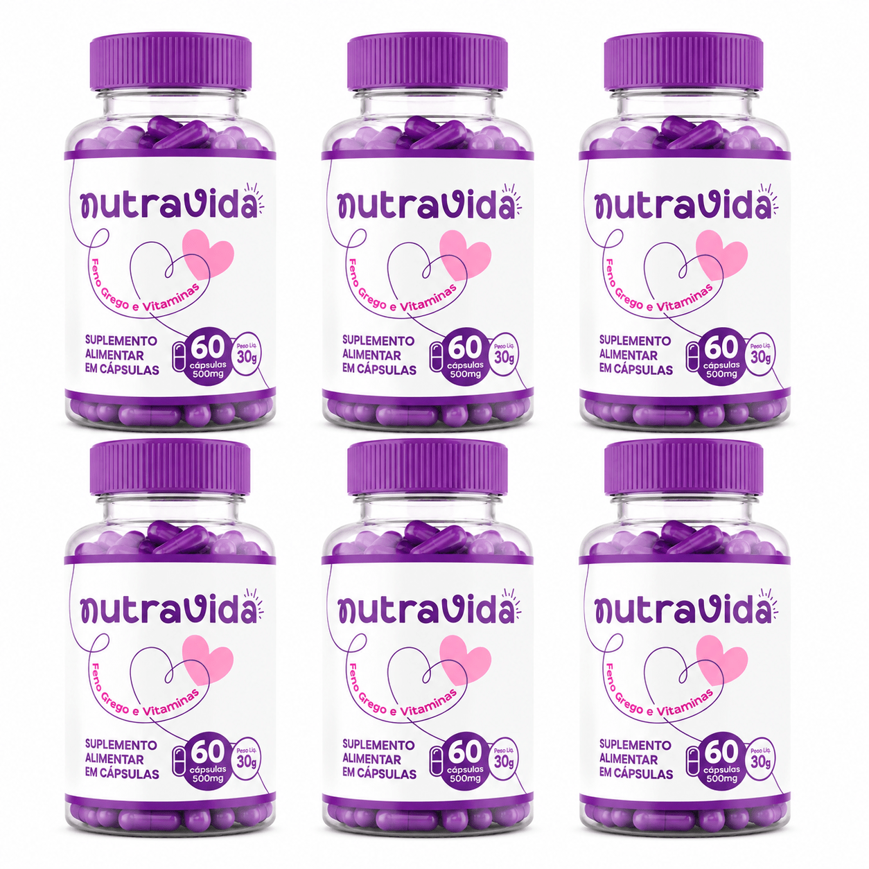 NutraVida - 6 Unid